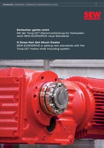 Cover of TorqLOC · Hollow-shaft Mounting System