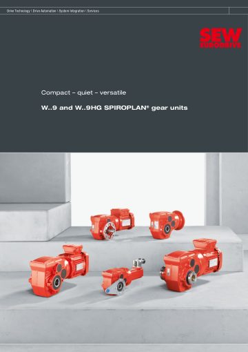 Cover of SPIROPLAN W..9 / W..9HG · Product Overview