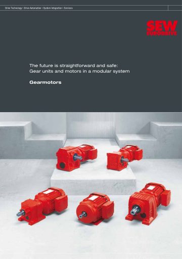 Cover of Modular Gearmotors · Product Overview