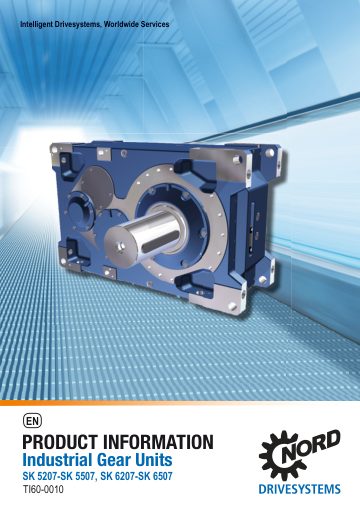 Cover of Industrial Gear Units · TI60-0010
