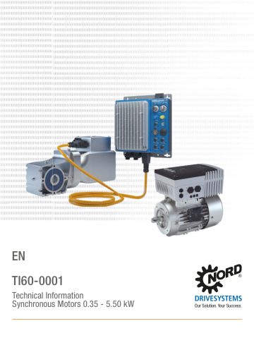Cover of Synchronous Motors · TI60-0001