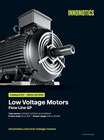 Cover of Flow Line GP Low-voltage Motors · D 81.6